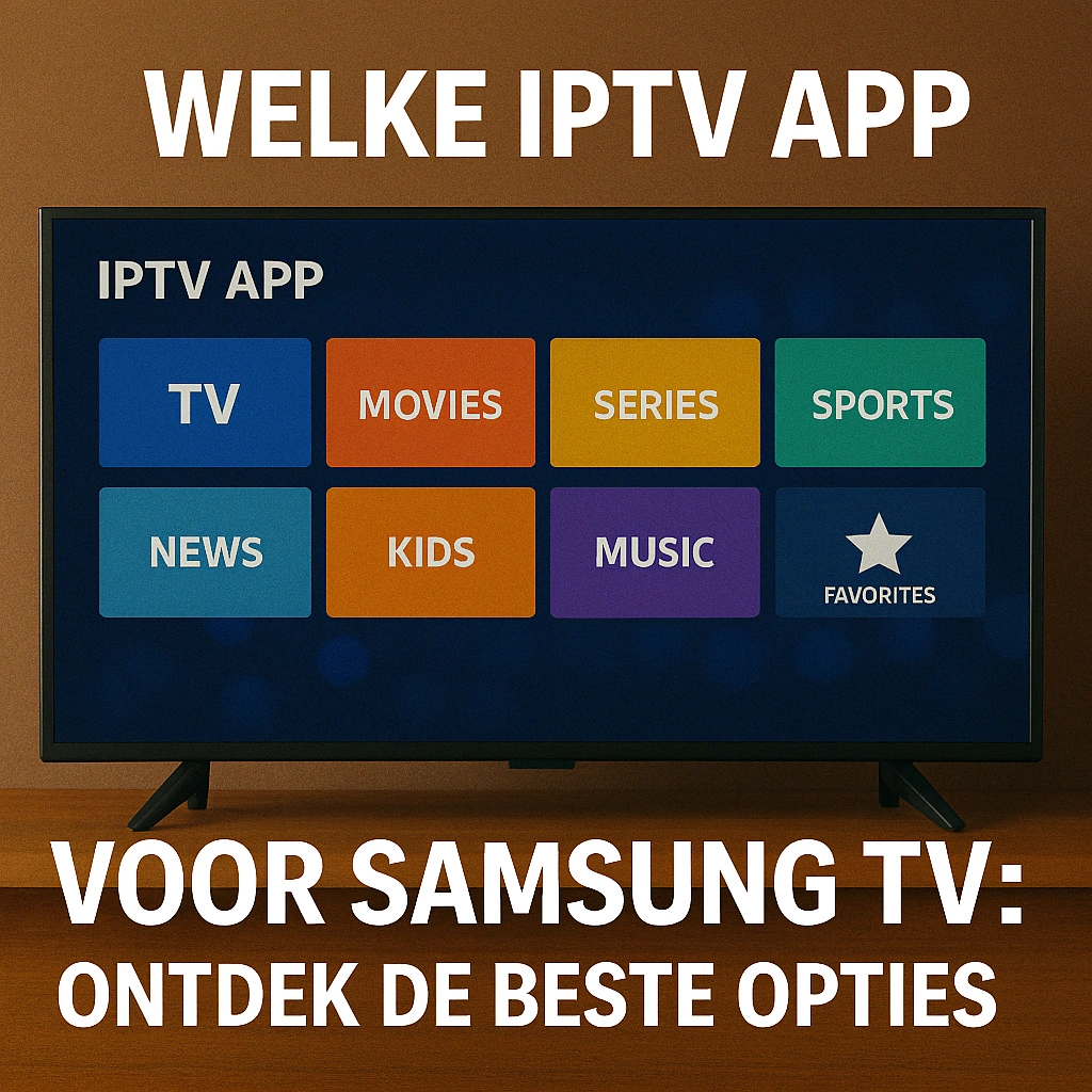 Welke IPTV App voor Samsung TV : Ontdek de beste opties