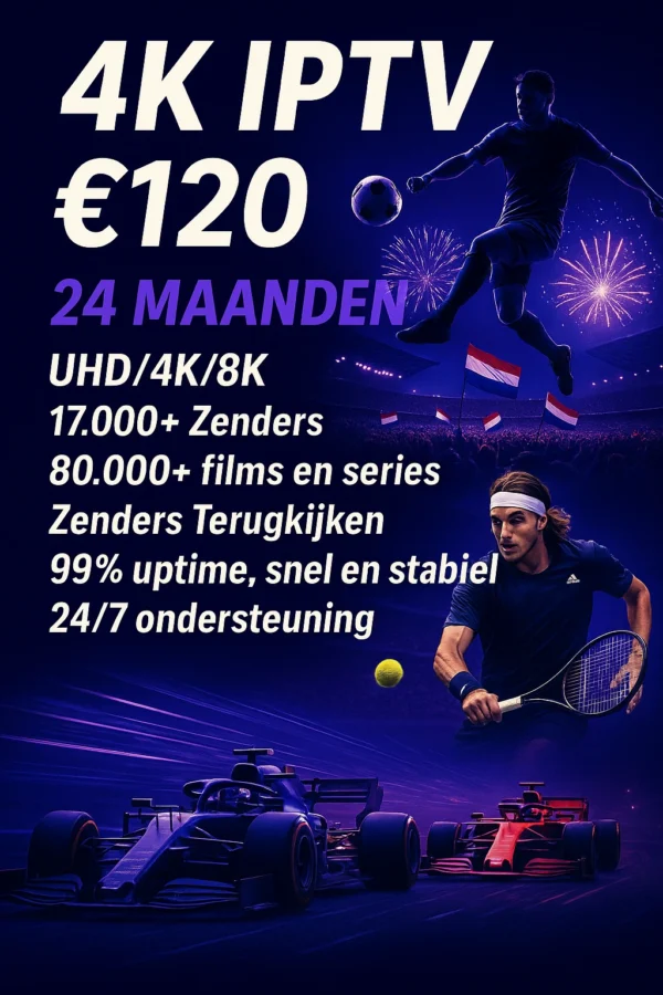 4K IPTV 24 Maanden