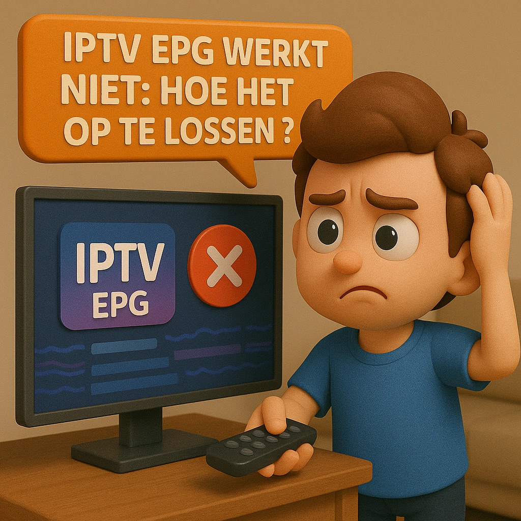 IPTV EPG werkt niet: hoe het op te lossen ?
